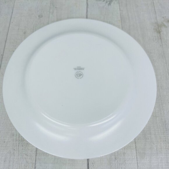 Martha Stewart MTW5 Purple Pacific Wildflowers France Glass Dinner Plates Set 4 - Picture 7 of 16